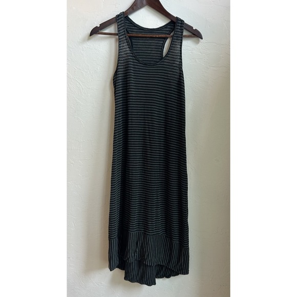 Eileen Fisher Dresses & Skirts - Eileen Fisher Maxi Tank Midi Dress XS 100% Linen Jersey Resort Beach Striped